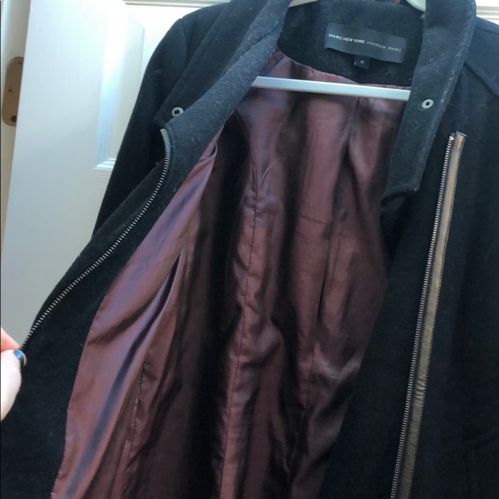 Andrew Marc Coat Black - Picture 3 of 8